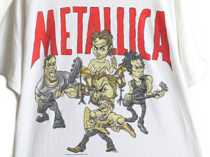 楽天市場】90s USA製 ☆ メタリカ 両面 プリント 半袖 Tシャツ 