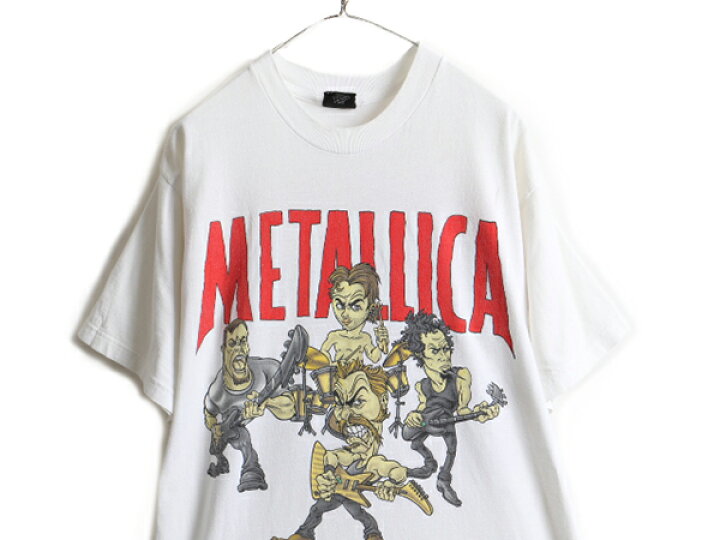 楽天市場】90s USA製 ☆ メタリカ 両面 プリント 半袖 Tシャツ 