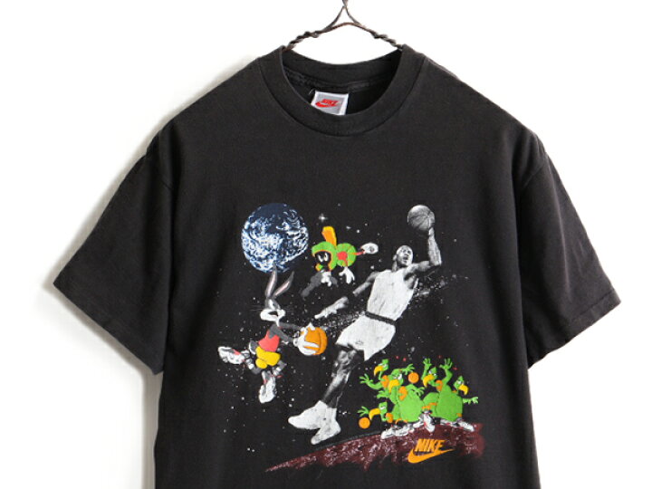 楽天市場】90s USA製 ☆ SPACE JAM マイケル ジョーダン プリント 半袖 