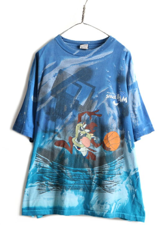 楽天市場】90s ☆ SPACE JAM タイダイ タズマニアンデビル プリント