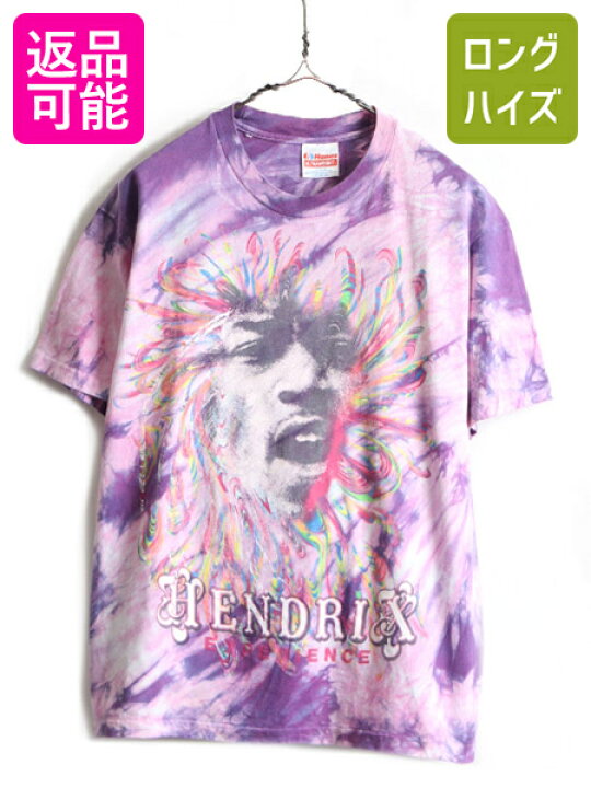 楽天市場】90s USA製 ☆ ジミ ヘンドリックス タイダイ 半袖 Tシャツ 