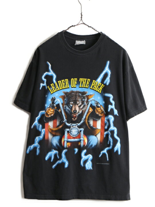 楽天市場】90s ☆ アメリカン サンダー プリント 半袖 Tシャツ 