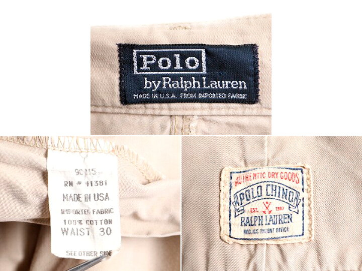 楽天市場】90s USA製 初期タグ □ POLO ポロ ラルフローレン コットン 
