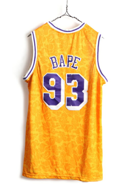 楽天市場】□ A BATHING APE x ミッチェル&ネス NBA レイカーズ タンク 