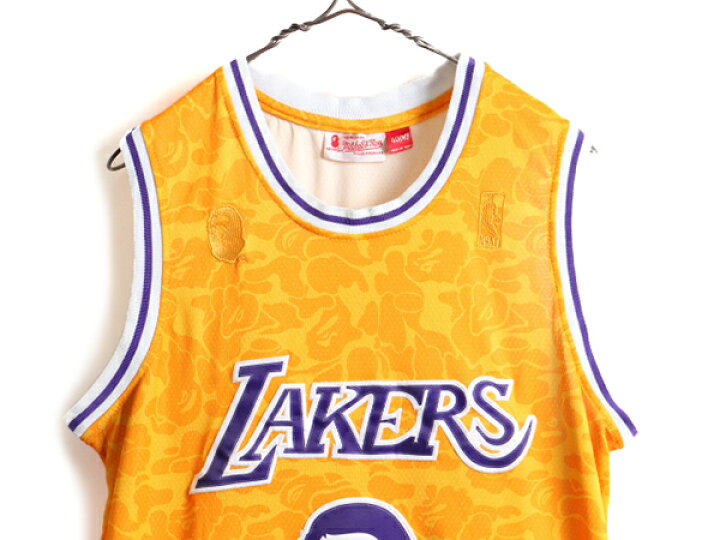 楽天市場】□ A BATHING APE x ミッチェル&ネス NBA レイカーズ タンク 