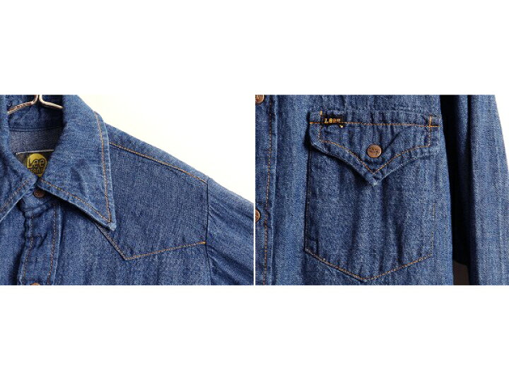 楽天市場】濃紺 80s 英国製 希少サイズ XS □ Lee Jeans 長袖 コットン 