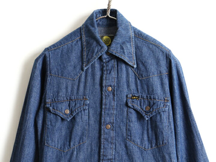 楽天市場】濃紺 80s 英国製 希少サイズ XS □ Lee Jeans 長袖 コットン 