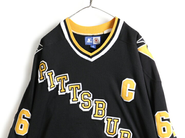 楽天市場】90s 大きいサイズ XL □ STARTER NHL ピッツバーグ  