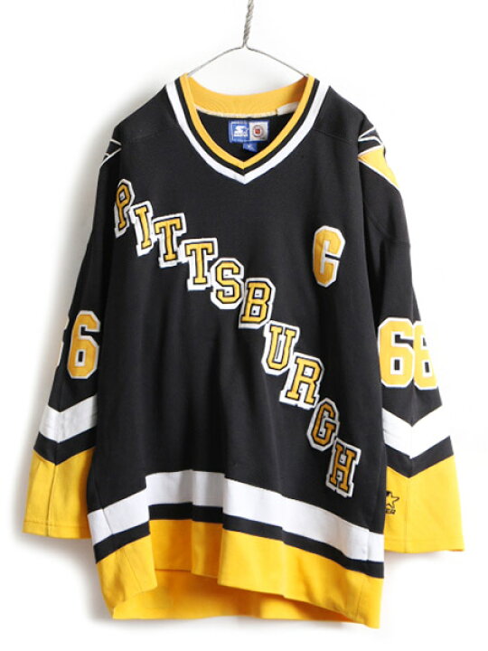 楽天市場】90s 大きいサイズ XL □ STARTER NHL ピッツバーグ 