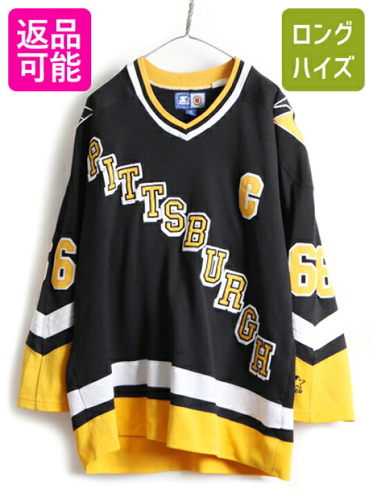 楽天市場】90s 大きいサイズ XL □ STARTER NHL ピッツバーグ  