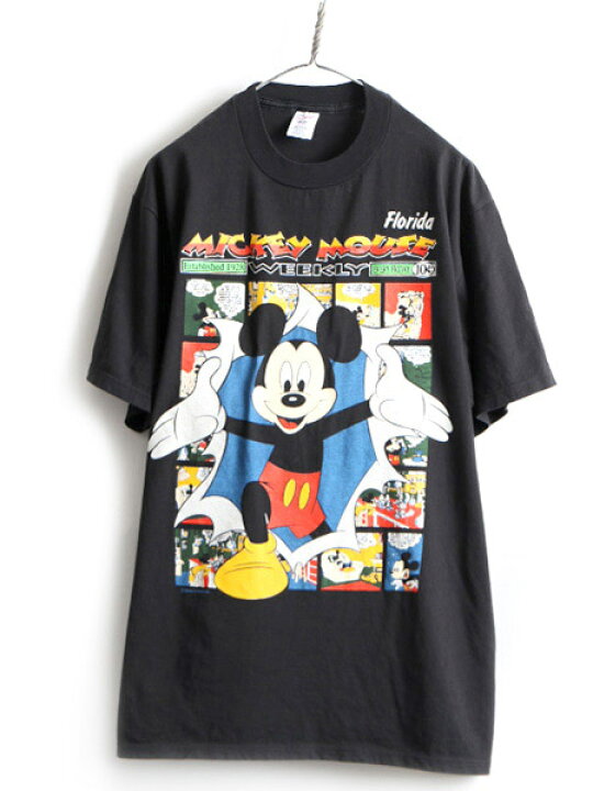 新品90s ディズニーTシャツ ヴィンテージミッキーデッドストック