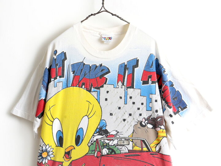楽天市場】90s USA製 □ ワーナー ルーニー テューンズ オーバー 
