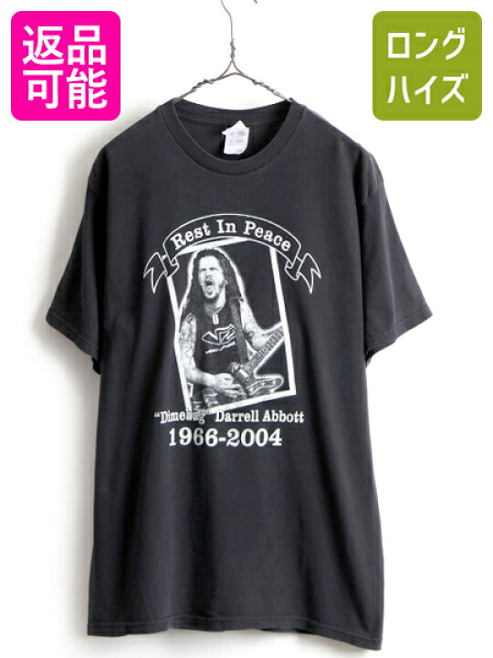 楽天市場】00s 人気 黒 □ ダイムバッグ ダレル 追悼 プリント 半袖 T 