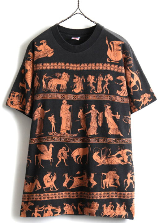 楽天市場】90s オールド ☆ オーバー プリント 半袖 Tシャツ ( メンズ 