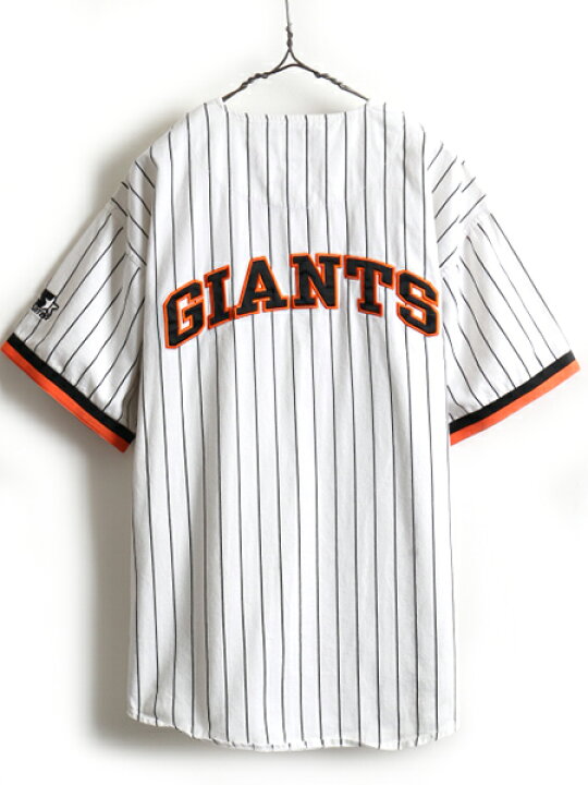 楽天市場】MLB オフィシャル □ STARTER ジャイアンツ ストライプ 半袖 