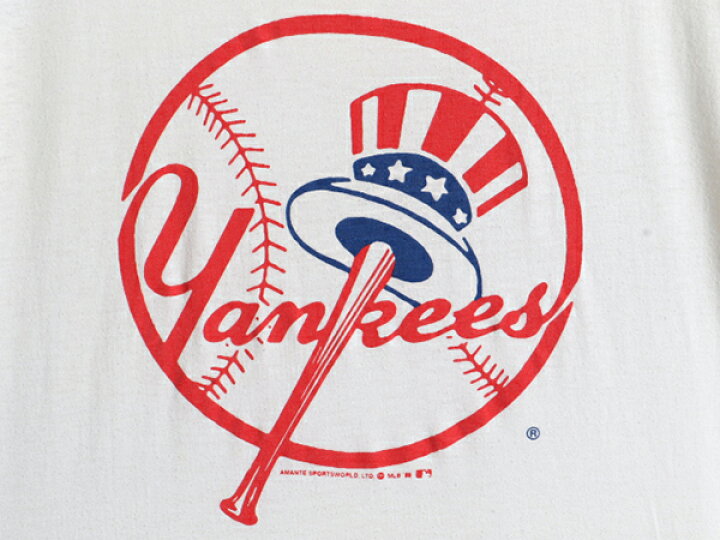 楽天市場】80s □ MLB オフィシャル ニューヨーク ヤンキース ロゴ 