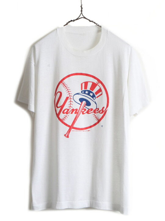 楽天市場】80s □ MLB オフィシャル ニューヨーク ヤンキース ロゴ 
