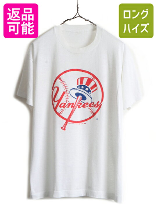 楽天市場】80s □ MLB オフィシャル ニューヨーク ヤンキース ロゴ 