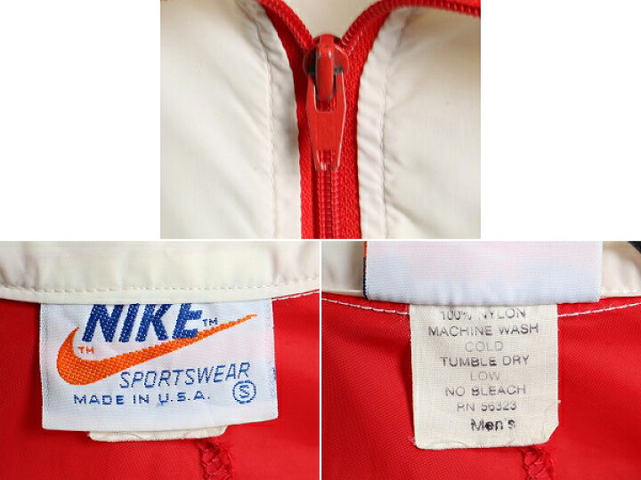 楽天市場】70s USA製 オレンジタグ 希少サイズ S □ NIKE プルオーバー 