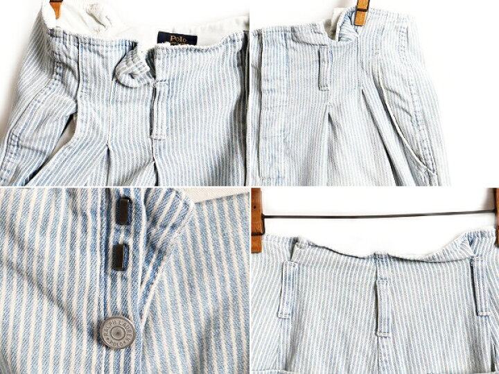 楽天市場】□ POLO ポロ ラルフローレン ヒッコリー ストライプ ワーク  