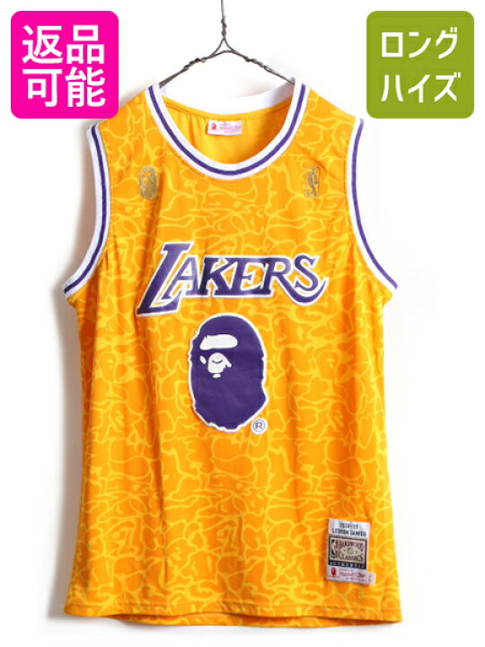 楽天市場】□ A BATHING APE x ミッチェル&ネス NBA レイカーズ タンク  