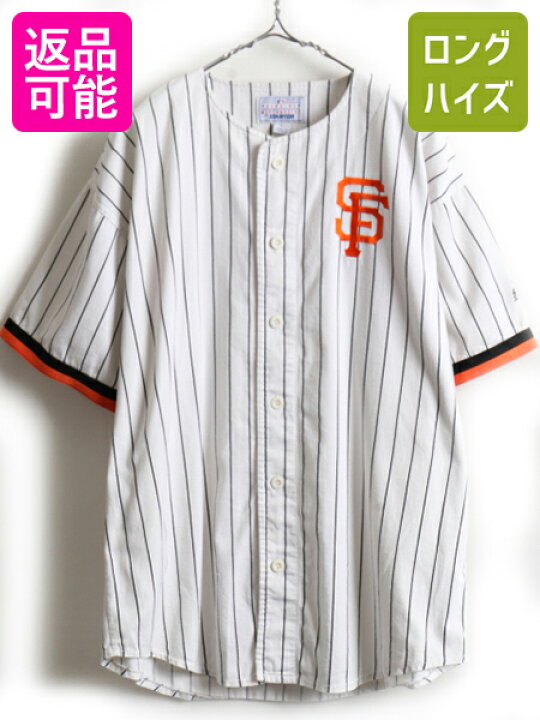 楽天市場】MLB オフィシャル □ STARTER ジャイアンツ ストライプ 半袖 