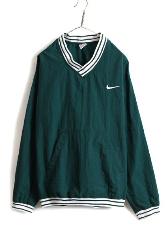 楽天市場】90s □ NIKE Vネック プルオーバー ナイロン ジャケット  