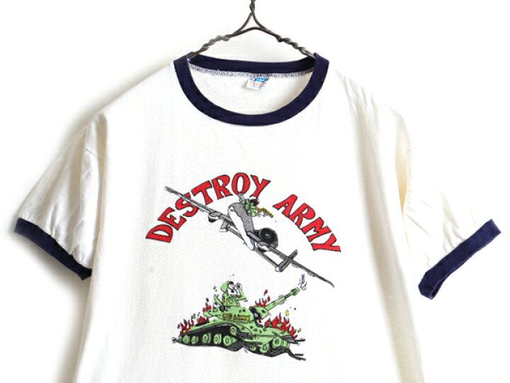 楽天市場】70s USA製 ビンテージ □ チャンピオン ミリタリー 染込み 