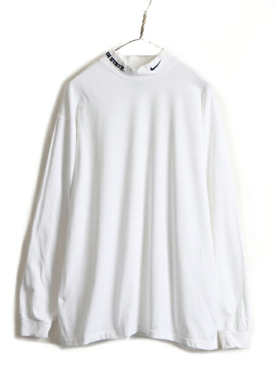 楽天市場】00s □ NIKE モックネック 長袖 Tシャツ ( メンズ L ) 古着 