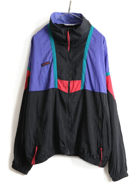 楽天市場】90s 大きいサイズ XL □ Columbia フルジップ ナイロン 