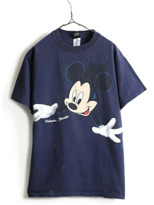 VINTAGE ヴィンテージ 90s DISNEY Mickey Mouse ディズニー 黄色足  