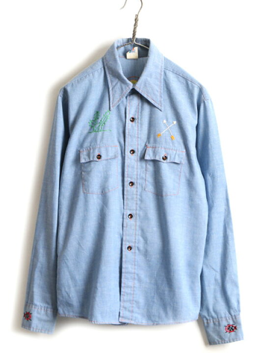 楽天市場】70s ビンテージ □ SEARS シアーズ ハンドステッチ 刺繍 