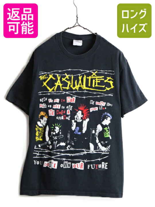 楽天市場】00s 人気 黒 □ カジュアルティーズ プリント 半袖 Tシャツ 
