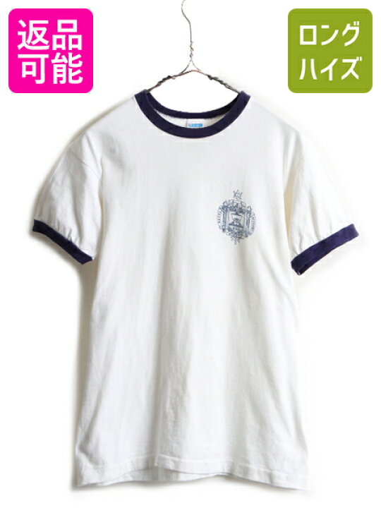 楽天市場】70s USA製 □ チャンピオン USNA 染込み プリント 半袖 