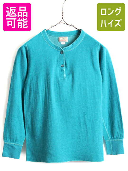楽天市場】80s 90s 旧タグ □ LLBEAN ヘンリーネック 2レイヤー 長袖 T 