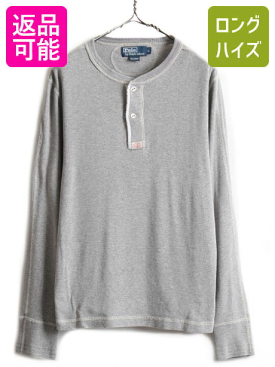 楽天市場】90s □ POLO ポロ ラルフローレン ヘンリーネック リブ編み 