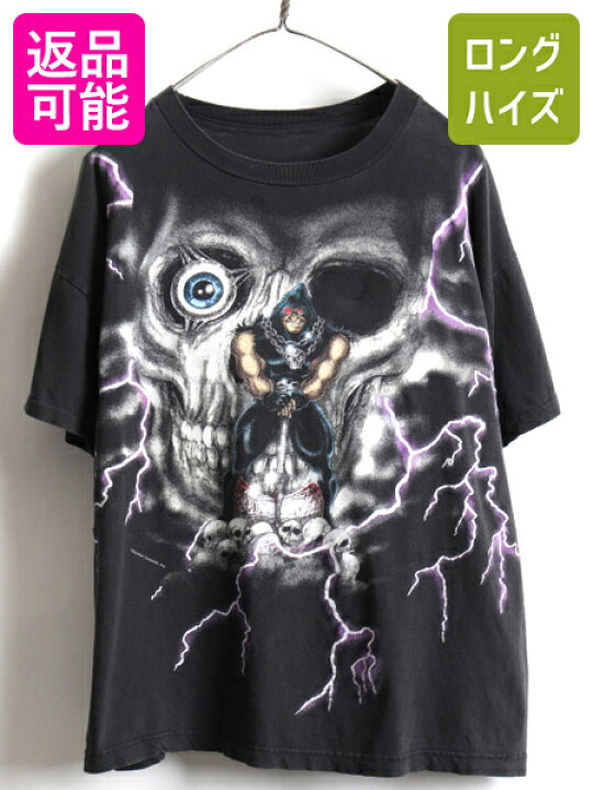 楽天市場】90s 人気 黒 ☆ アメリカン サンダー プリント 半袖 Tシャツ 