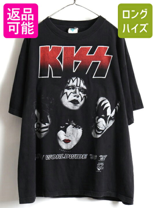 楽天市場】90s 大きいサイズ XL ☆ KISS キッス 1996 1997 ワールド 