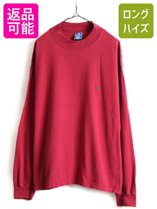 楽天市場】90s USA製 大きいサイズ XL □ チャンピオン モックネック 
