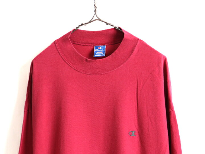 楽天市場】90s USA製 大きいサイズ XL □ チャンピオン モックネック 