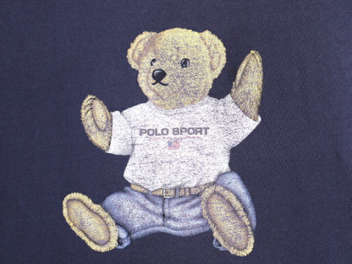 楽天市場】90s ポロベア 大きいサイズ XL □ POLO SPORT ラルフ 