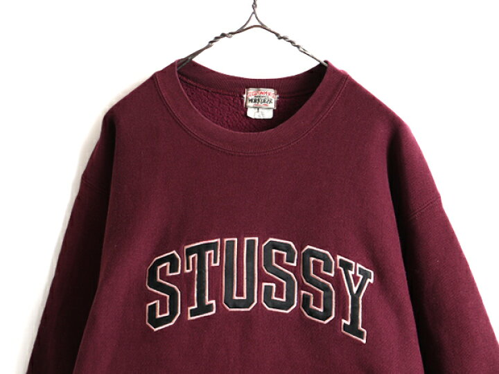 楽天市場】90s 大きいサイズ XL □ STUSSY ロゴ刺繍 スウェット  
