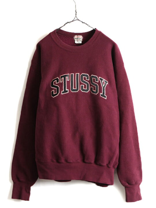 楽天市場】90s 大きいサイズ XL □ STUSSY ロゴ刺繍 スウェット 