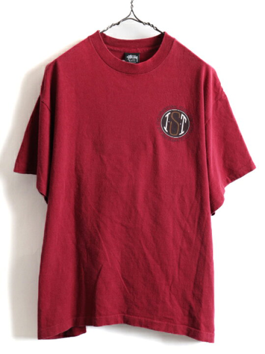 楽天市場】80s 黒タグ USA製 ☆ STUSSY IST ロゴ 両面 プリント 半袖 T 