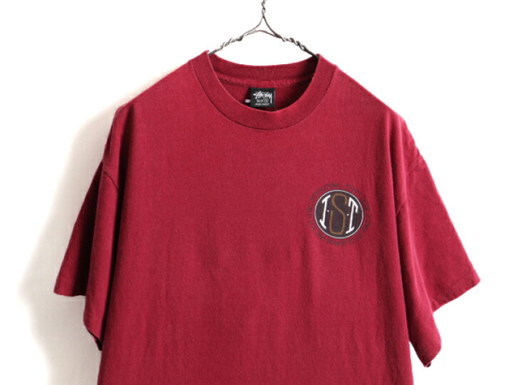 楽天市場】80s 黒タグ USA製 ☆ STUSSY IST ロゴ 両面 プリント 半袖 T 