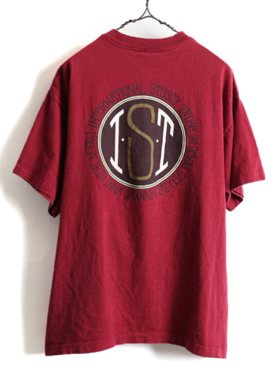 楽天市場】80s 黒タグ USA製 ☆ STUSSY IST ロゴ 両面 プリント 半袖 T 