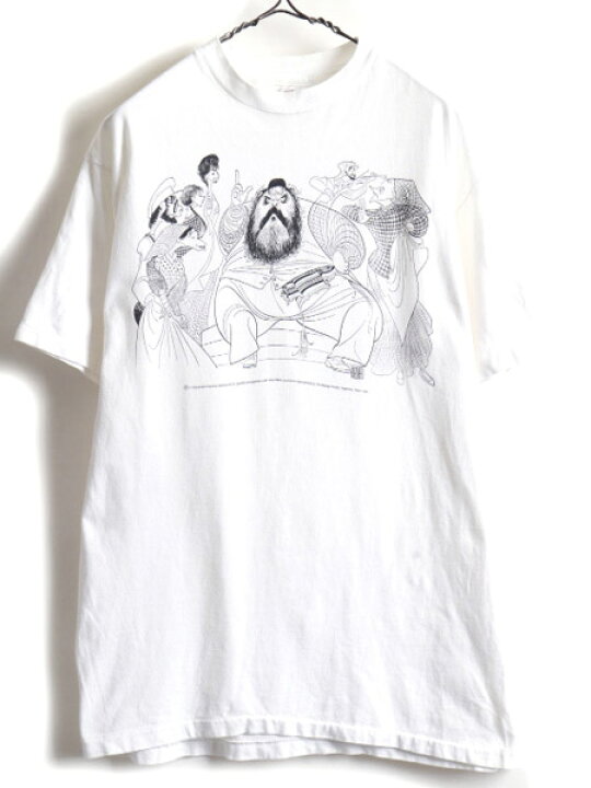 楽天市場】90s USA製 ☆ ミュージカル アート プリント 半袖 Tシャツ 