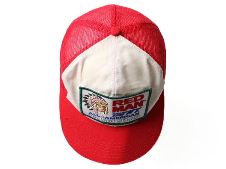 楽天市場】80s USA製 ビンテージ □ RED MAN 噛みたばこ ワッペン 刺繍 