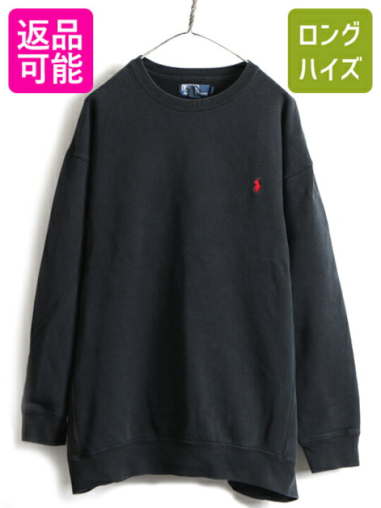 楽天市場】90s 人気 黒 □ POLO ポロ ラルフローレン スウェット 