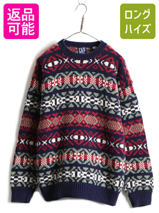 楽天市場】90s 旧タグ □ OLD GAP オールド ギャップ フェアアイル 総 
